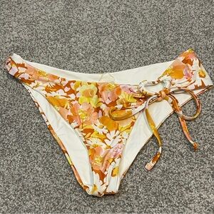 LSpace Women's Size Small Floral Reversible Bikini Bottoms Swimwear